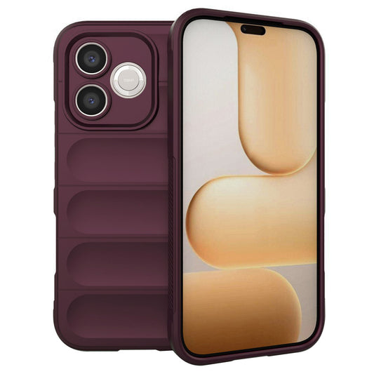 Custodia per Honor 600 Lite, Techsuit, Magic Shield, Vinaccia