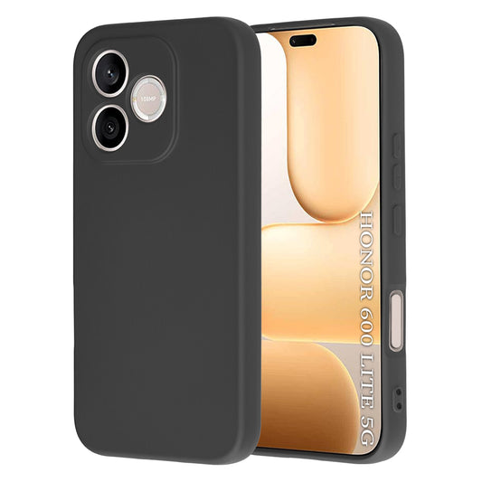 Custodia per Honor 600 Lite, Techsuit, SoftFlex, Nera