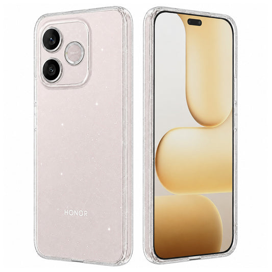 Custodia per Honor 600 Lite, Techsuit, SparkleSkin, Trasparente