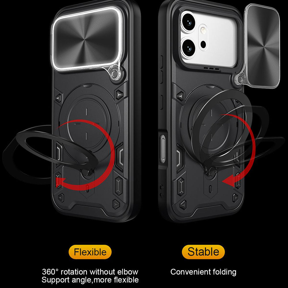 Custodia per Honor 600 Pro / 600, Techsuit, CamGuard Pro, Nera