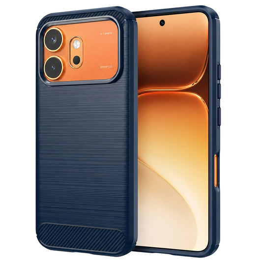 Custodia per Honor 600 Pro / 600, Techsuit, Carbonio, Blu