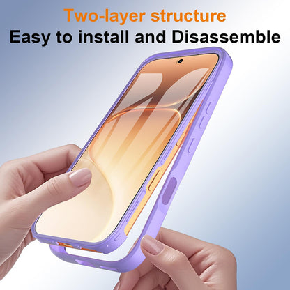 Custodia per Honor 600 Pro / 600, Techsuit, ColorVerse 360, Viola