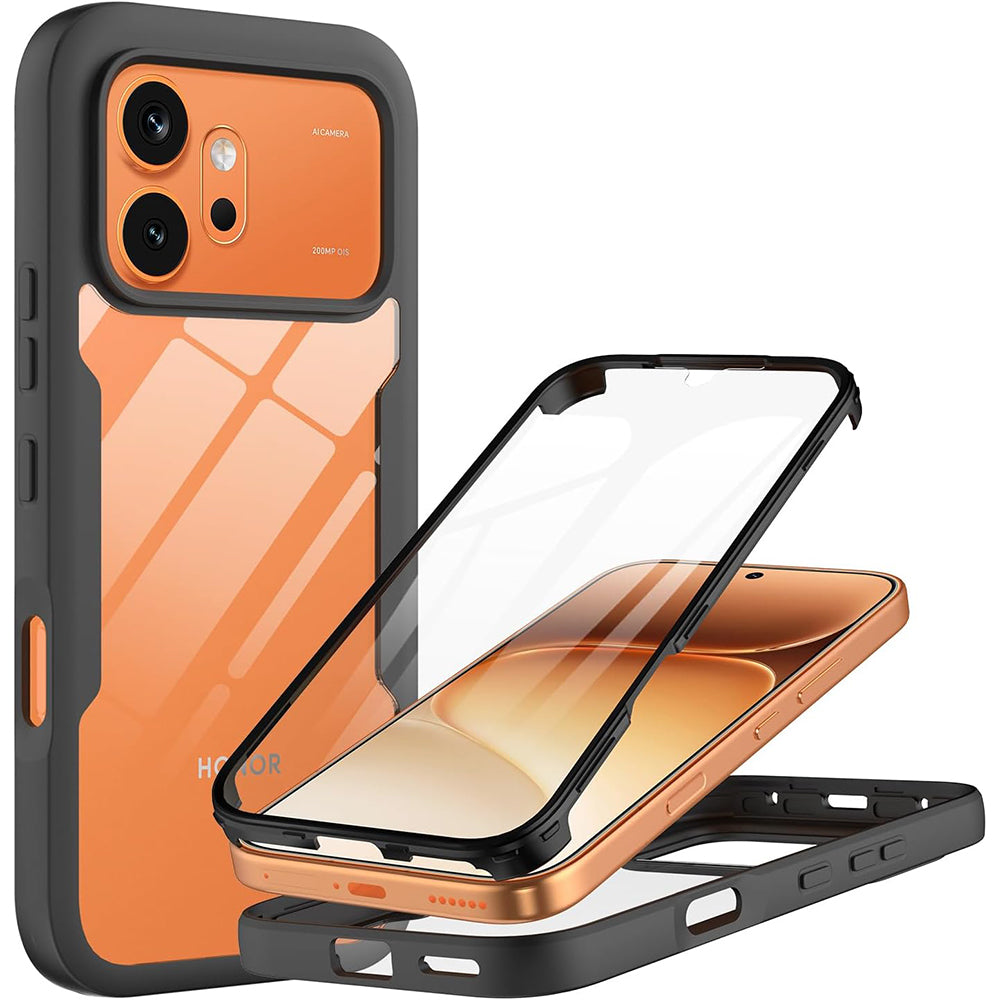 Custodia per Honor 600 Pro / 600, Techsuit, ColorVerse 360, Nera