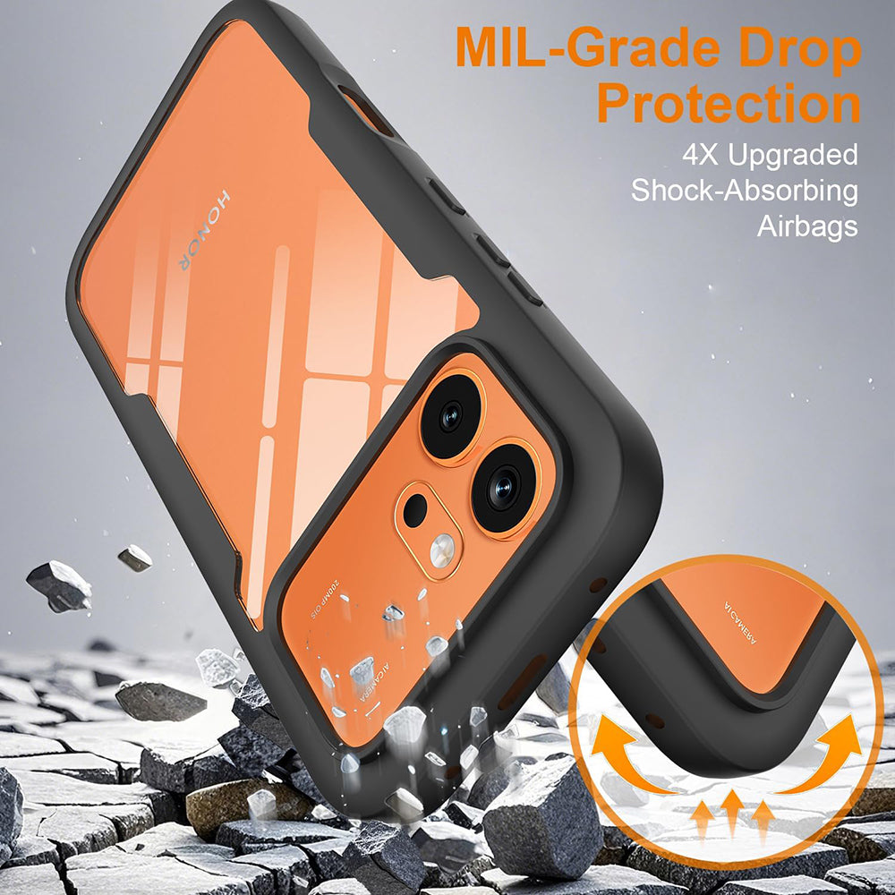 Custodia per Honor 600 Pro / 600, Techsuit, ColorVerse 360, Nera