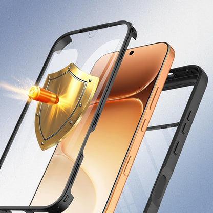 Custodia per Honor 600 Pro / 600, Techsuit, ColorVerse 360, Nera