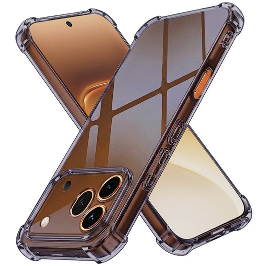 Custodia per Honor 600 Pro, Techsuit, Shockproof Clear, Fumè