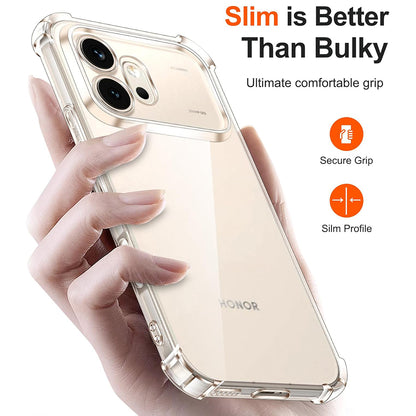 Custodia per Honor 600 Pro, Techsuit, Shockproof Clear, Trasparente