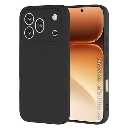Custodia per Honor 600 Pro, Techsuit, SoftFlex, Nera