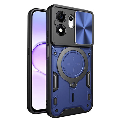Custodia per Honor 600 Smart, Techsuit, CamGuard Pro, Blu