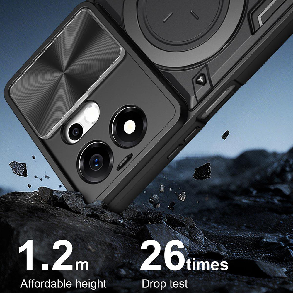 Custodia per Honor 600 Smart, Techsuit, CamGuard Pro, Blu