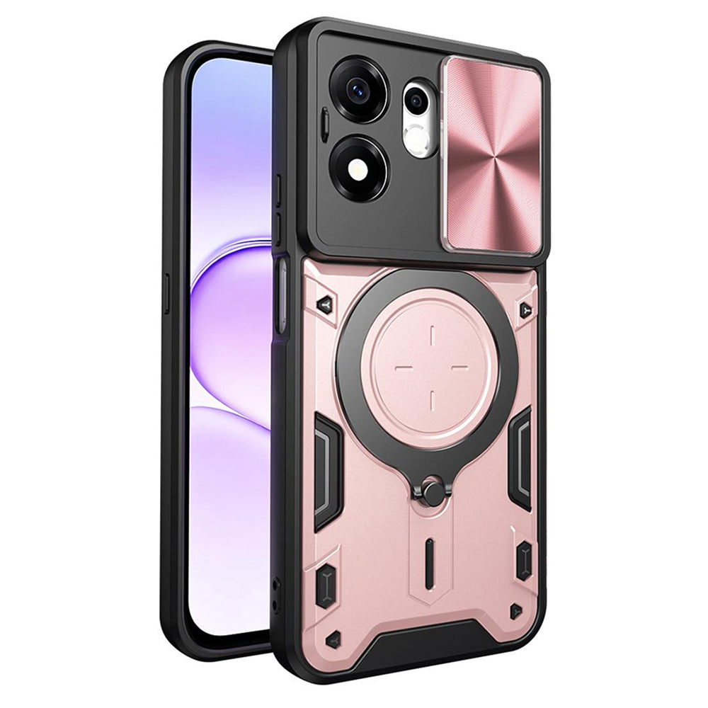 Case for Honor 600 Smart, Techsuit, CamGuard Pro, Rose Gold