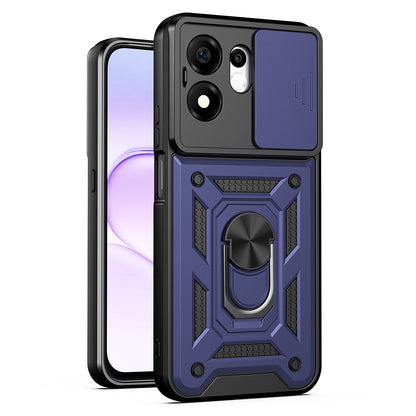 Custodia per Honor 600 Smart, Techsuit, CamShield, Blu