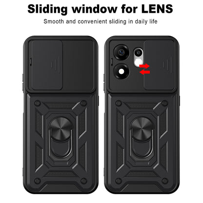 Custodia per Honor 600 Smart, Techsuit, CamShield, Blu