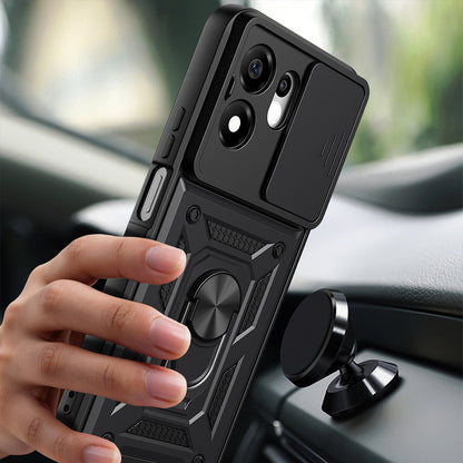 Custodia per Honor 600 Smart, Techsuit, CamShield, Blu
