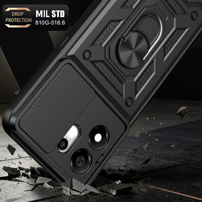 Custodia per Honor 600 Smart, Techsuit, CamShield, Blu