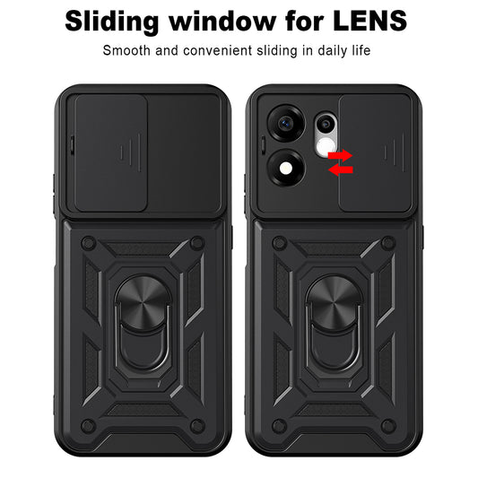 Custodia per Honor 600 Smart, Techsuit, CamShield, Verde
