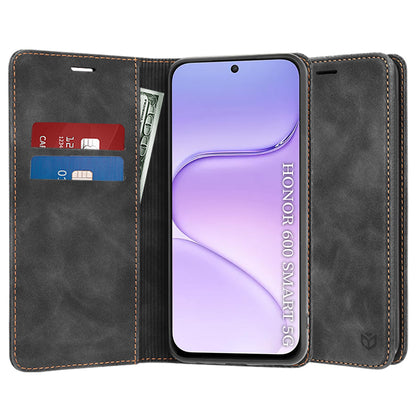 Custodia per Honor 600 Smart, Techsuit, Confy, Nera