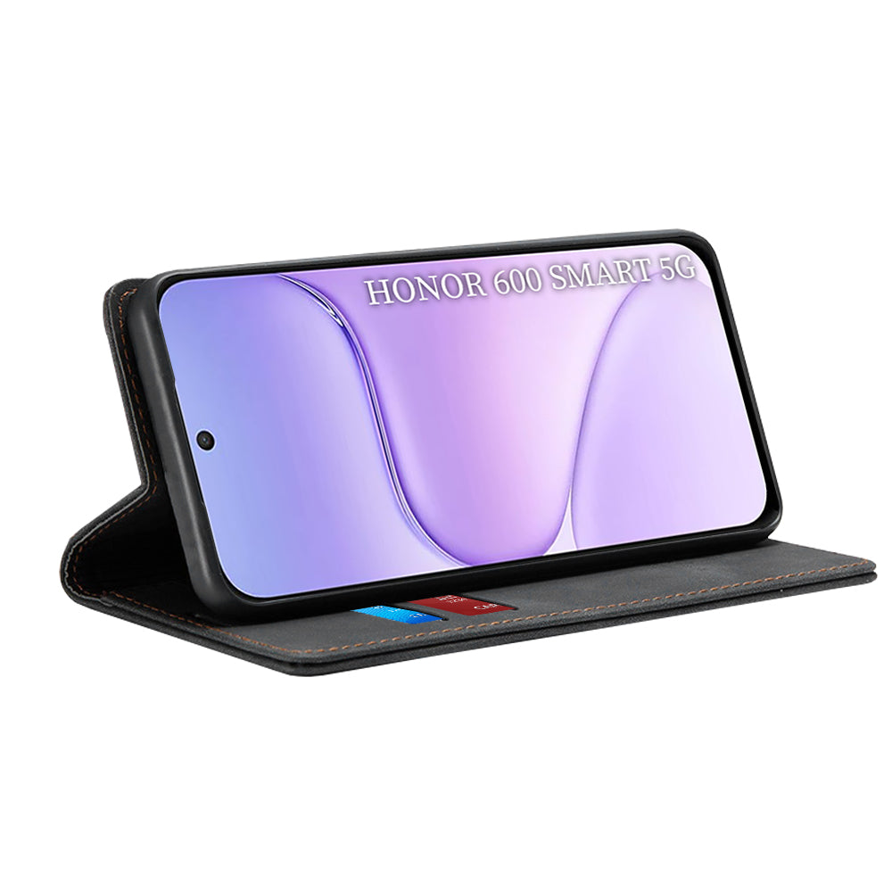 Custodia per Honor 600 Smart, Techsuit, Confy, Nera