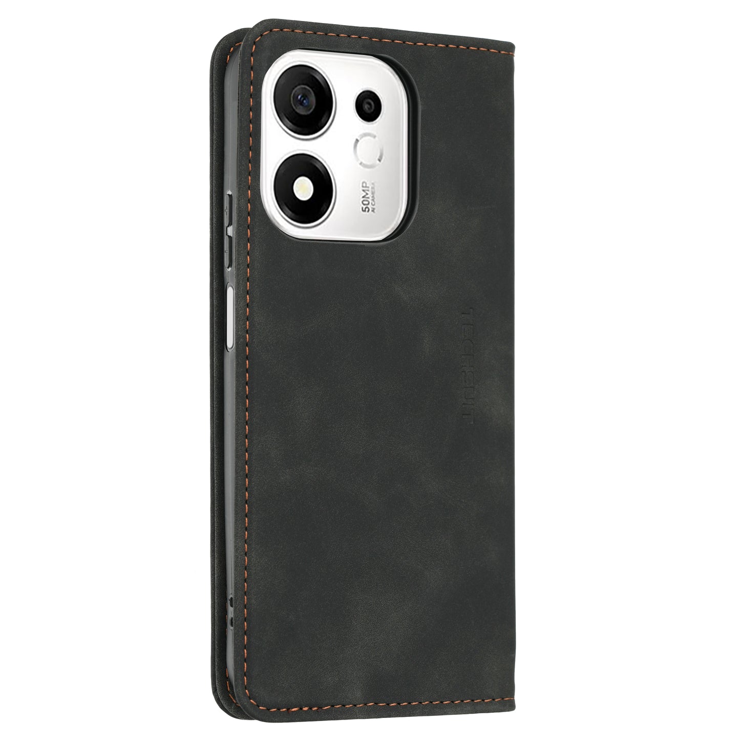 Custodia per Honor 600 Smart, Techsuit, Confy, Nera