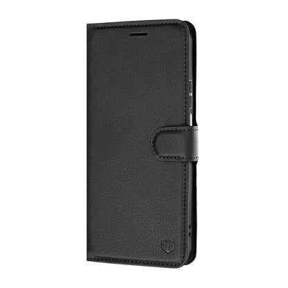Custodia per Honor 600 Smart, Techsuit, Leather Folio, Nera