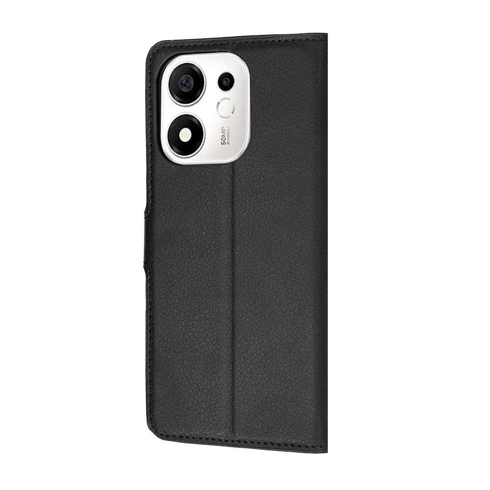 Custodia per Honor 600 Smart, Techsuit, Leather Folio, Nera