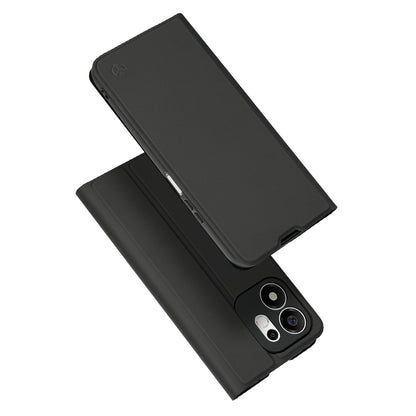 Custodia per Honor 600 Smart, Techsuit, Magskin Book Long Blitz Cutout, Nera