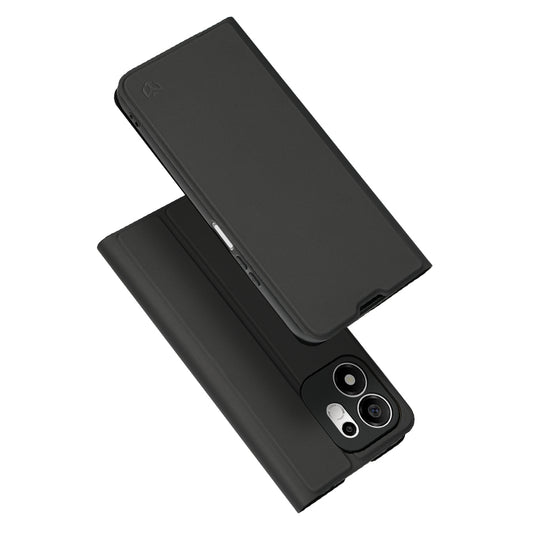 Custodia per Honor 600 Smart, Techsuit, Magskin Book Long Blitz Cutout, Nera
