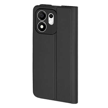 Custodia per Honor 600 Smart, Techsuit, Magskin Book Long Blitz Cutout, Nera