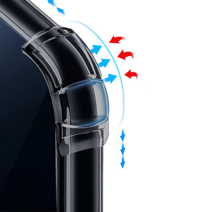 Custodia per Honor 600 Smart, Techsuit, Shockproof Clear, Fumè