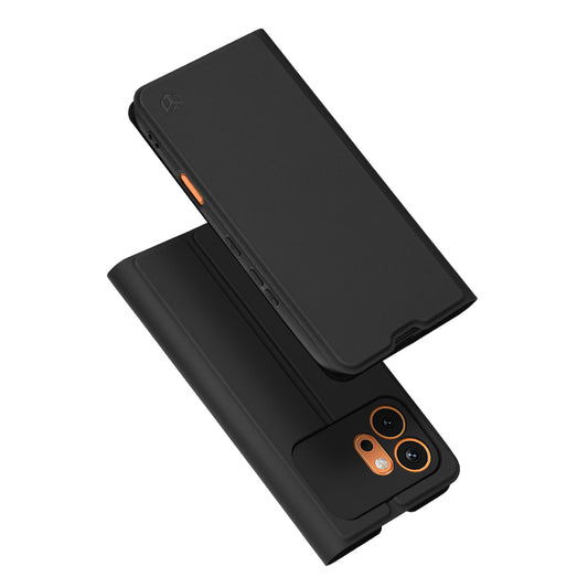 Custodia per Honor 600, Techsuit, Magskin Book, Nera