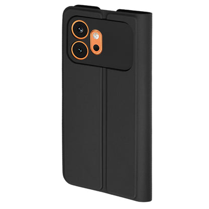 Custodia per Honor 600, Techsuit, Magskin Book, Nera