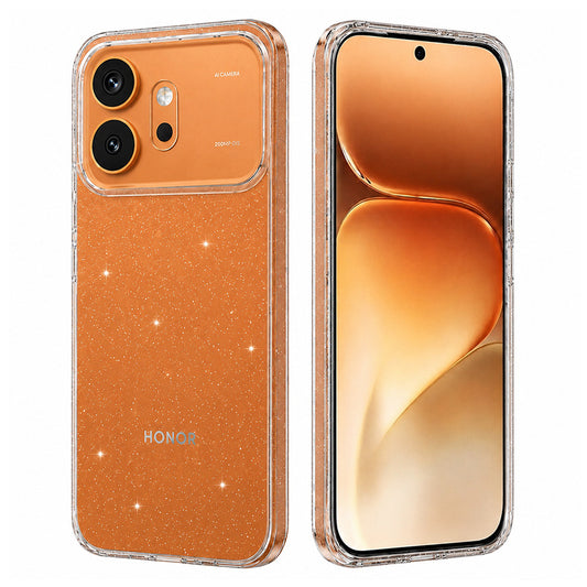 Custodia per Honor 600, Techsuit, SparkleSkin, Trasparente