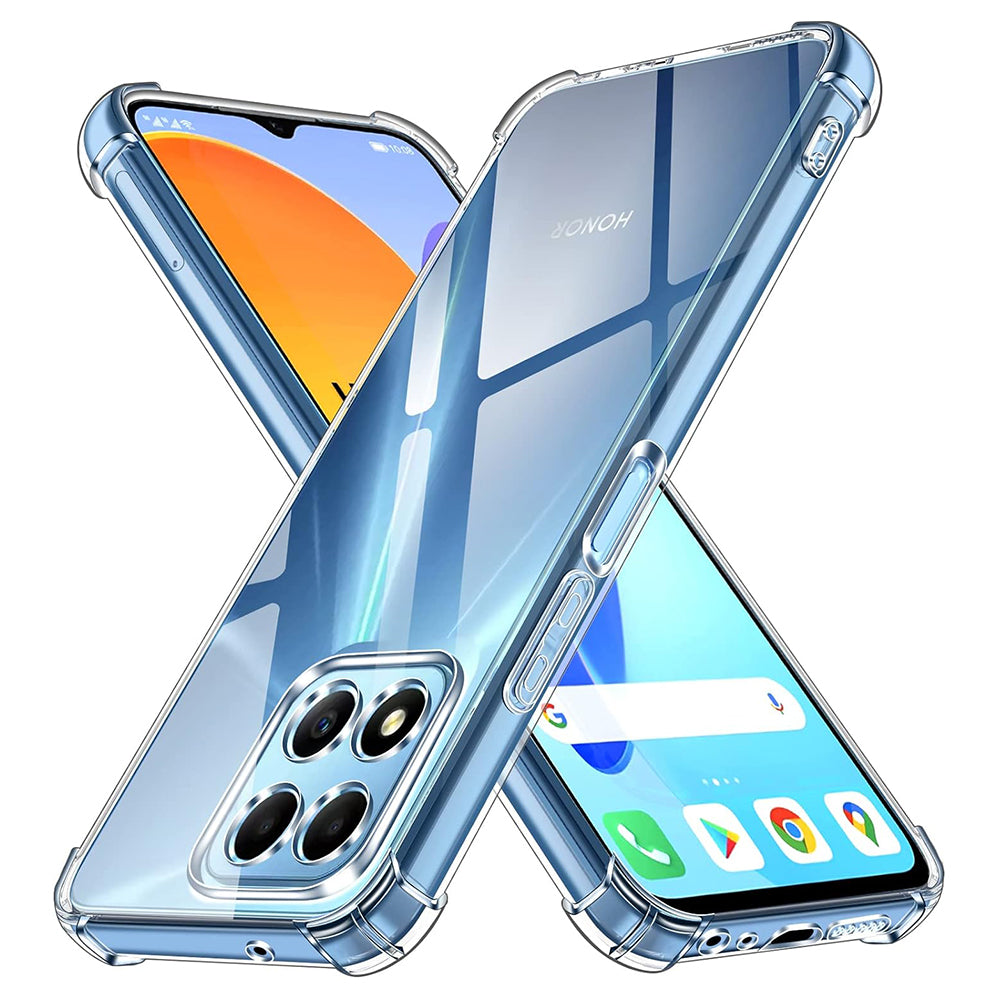Custodia per Honor 70 Lite / X6 / X8 5G, Techsuit, Shockproof Clear, Trasparente