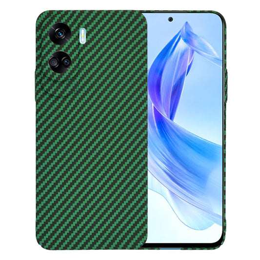 Custodia per Honor 90 Lite, Techsuit, Carbonite FiberShell, Verde