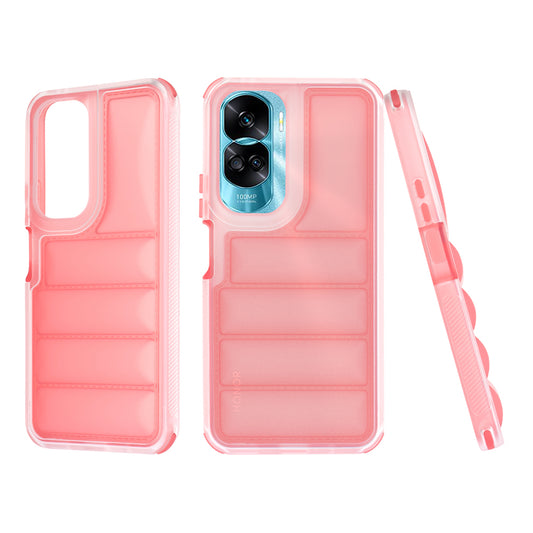 Custodia per Honor 90 Lite, Techsuit, Wave Shield, Rossa