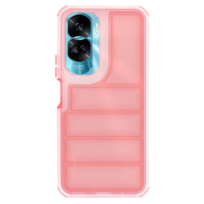 Custodia per Honor 90 Lite, Techsuit, Wave Shield, Rossa