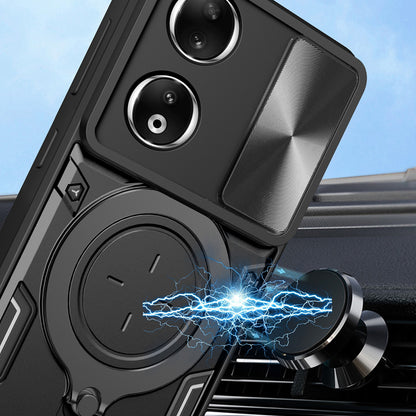 Custodia per Honor 90, Techsuit, CamGuard Pro, Nera