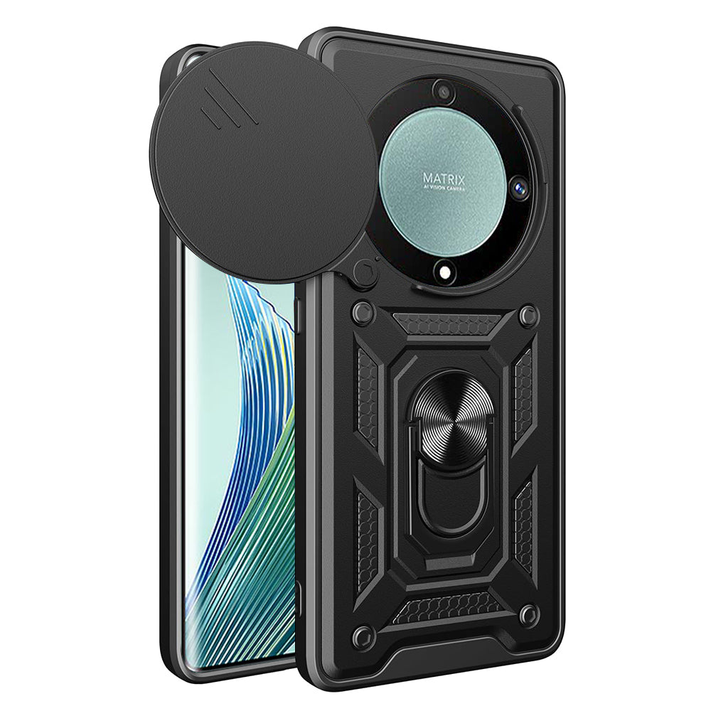 Custodia per Honor Magic5 Lite, Techsuit, CamShield, Nera