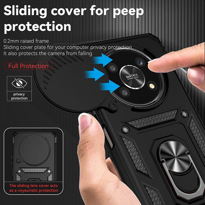Custodia per Honor Magic5 Lite, Techsuit, CamShield, Nera