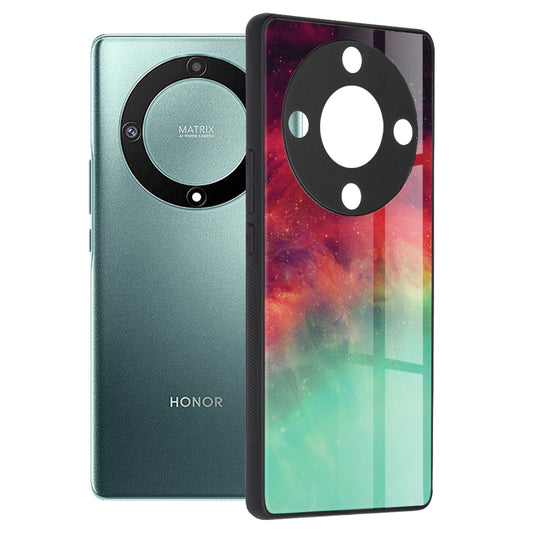 Custodia per Honor Magic5 Lite, Techsuit, Glaze, Turchese