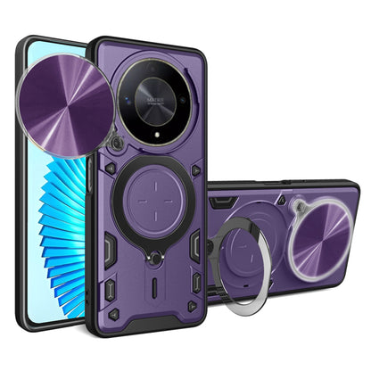 Custodia per Honor Magic6 Lite, Techsuit, CamGuard Pro, Viola