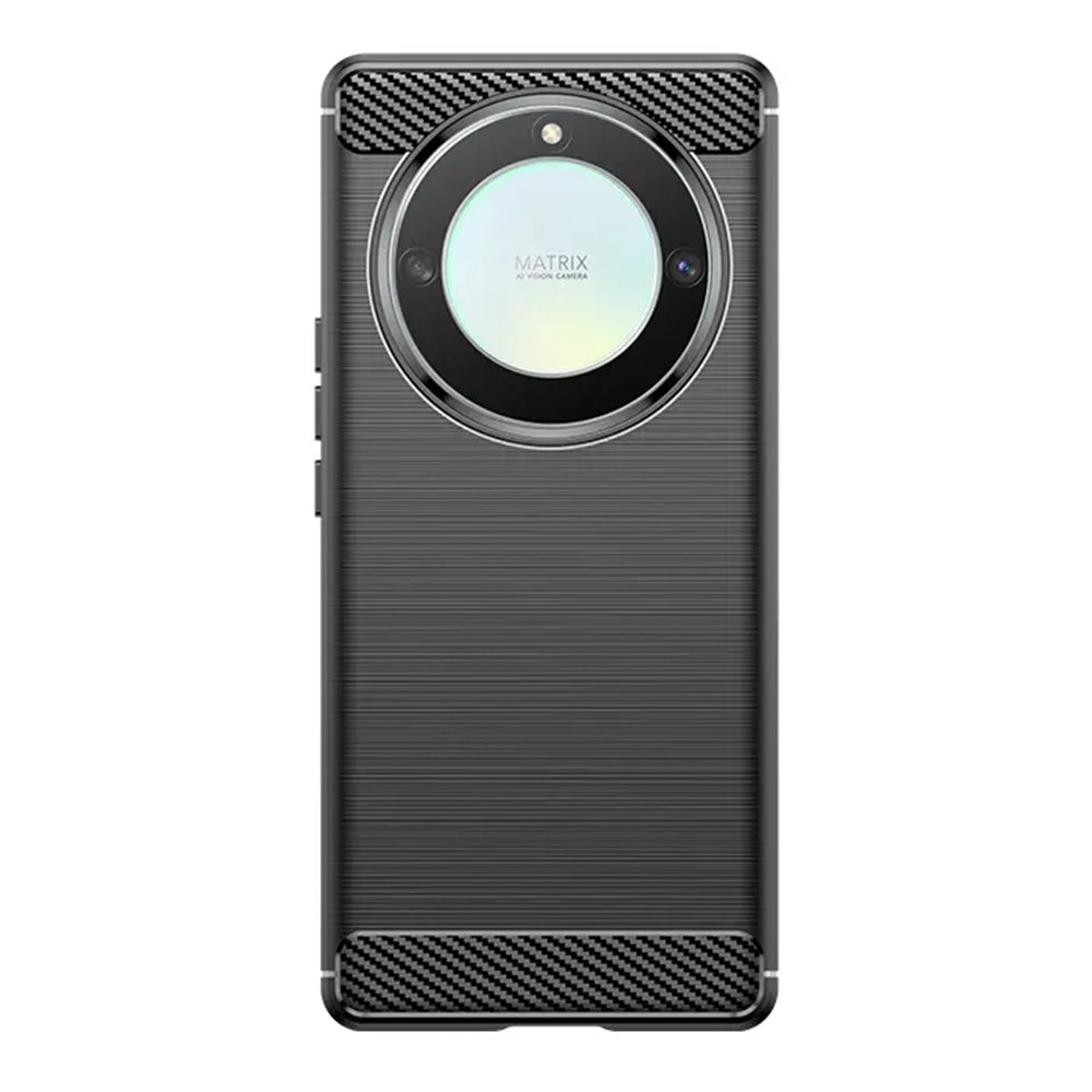 Custodia per Honor Magic6 Lite, Techsuit, Carbonio, Nera
