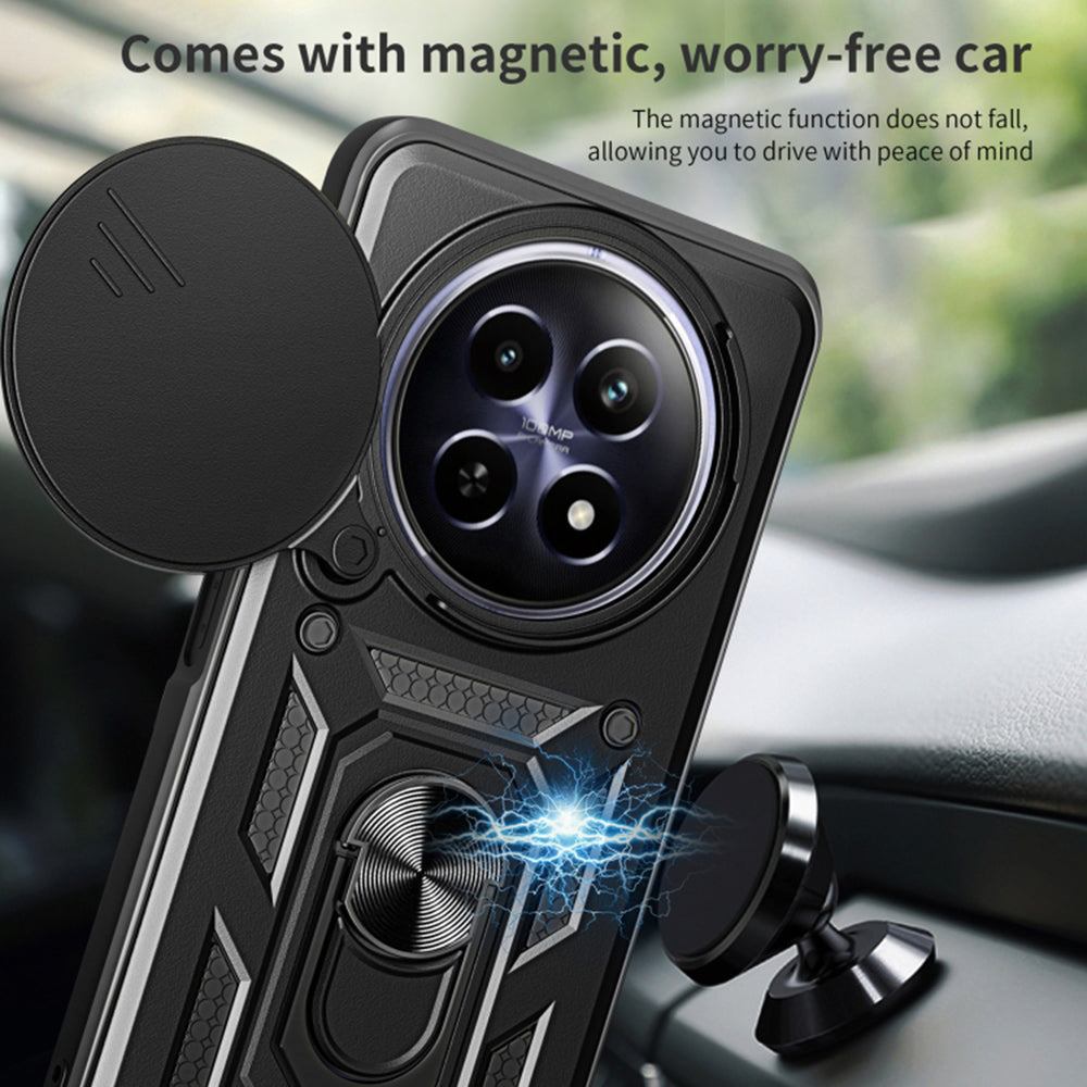 Custodia per Honor Magic6 Pro, Techsuit, CamShield, Nera