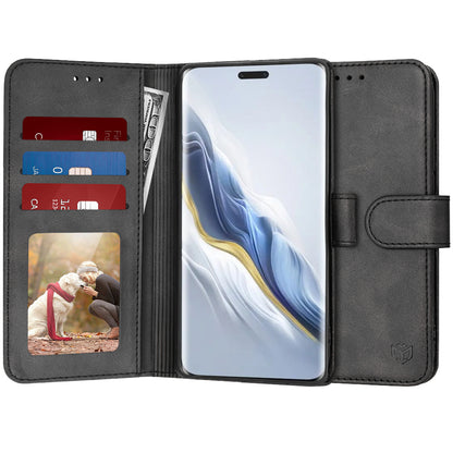 Custodia per Honor Magic6 Pro, Techsuit, Diary Book, Nera