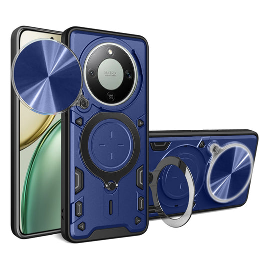 Custodia per Honor Magic8 Lite, Techsuit, CamGuard Pro, Blu