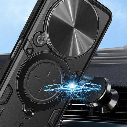 Custodia per Honor Magic8 Lite, Techsuit, CamGuard Pro, Nera