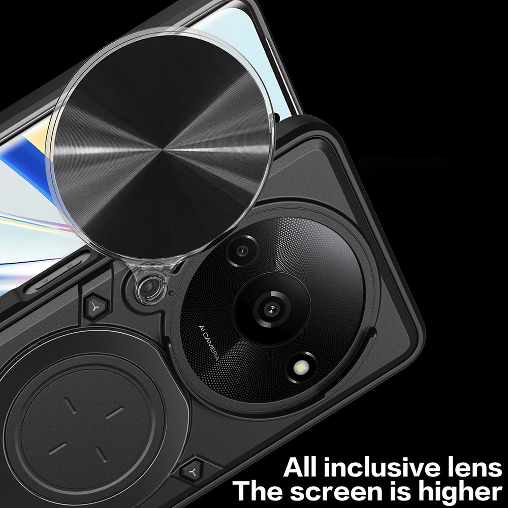 Custodia per Honor Magic8 Lite, Techsuit, CamGuard Pro, Nera