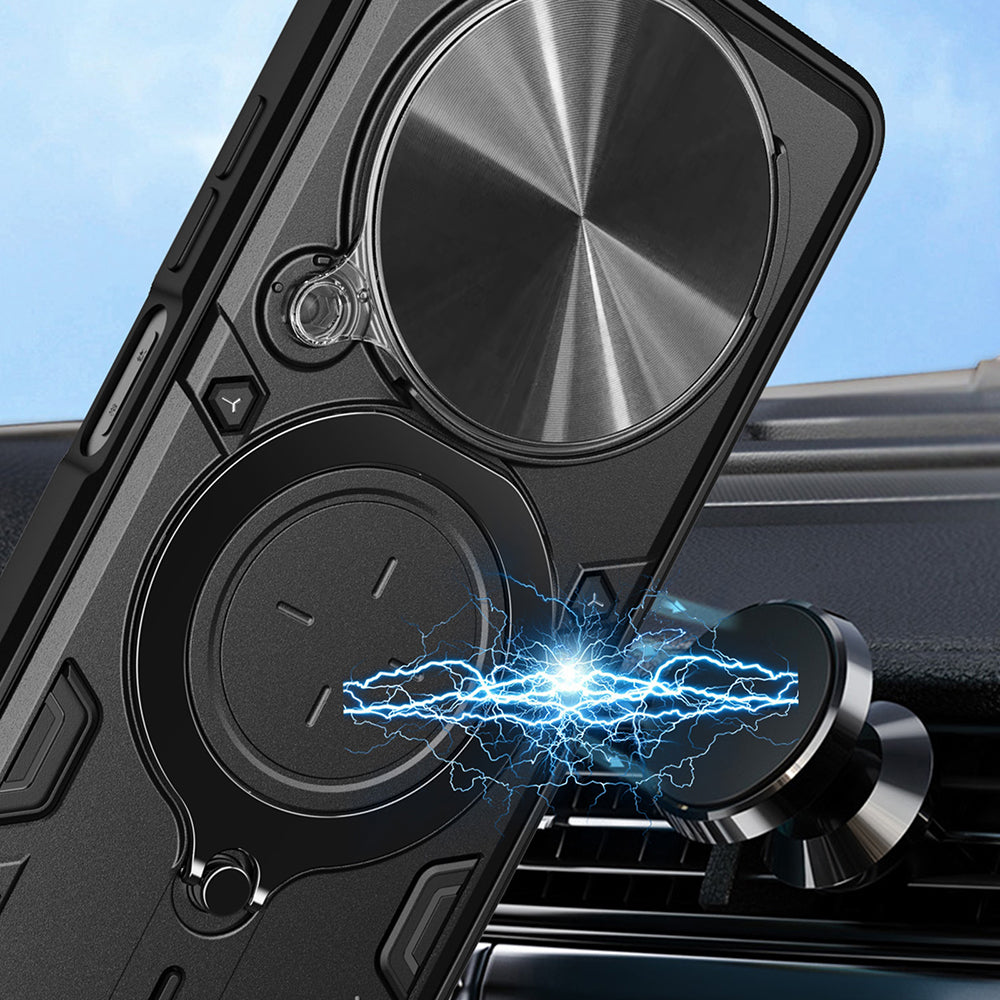 Custodia per Honor Magic8 Lite, Techsuit, CamGuard Pro, Rossa