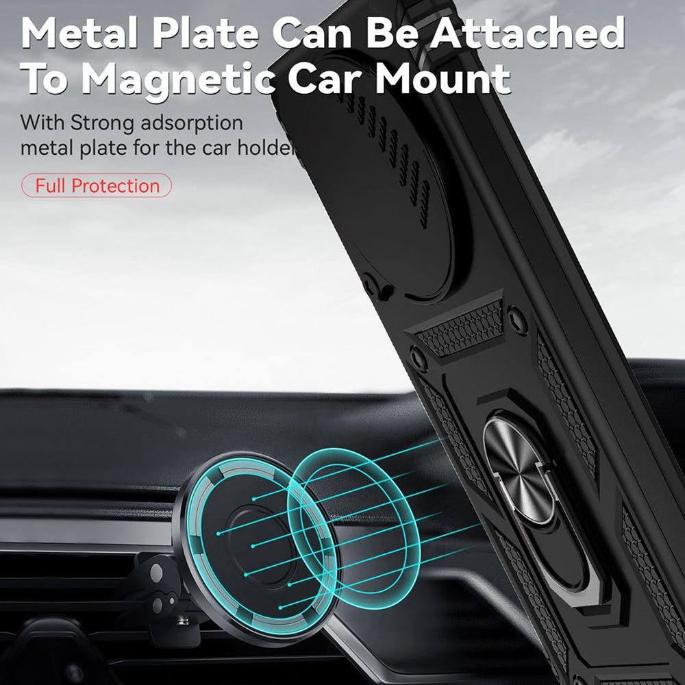 Custodia per Honor Magic8 Lite, Techsuit, CamShield, Dorata