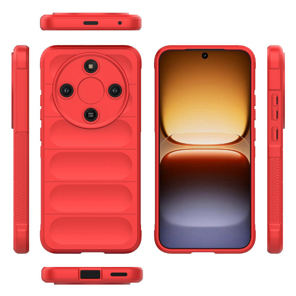 Custodia per Honor Magic8 Lite, Techsuit, Magic Shield, Rossa
